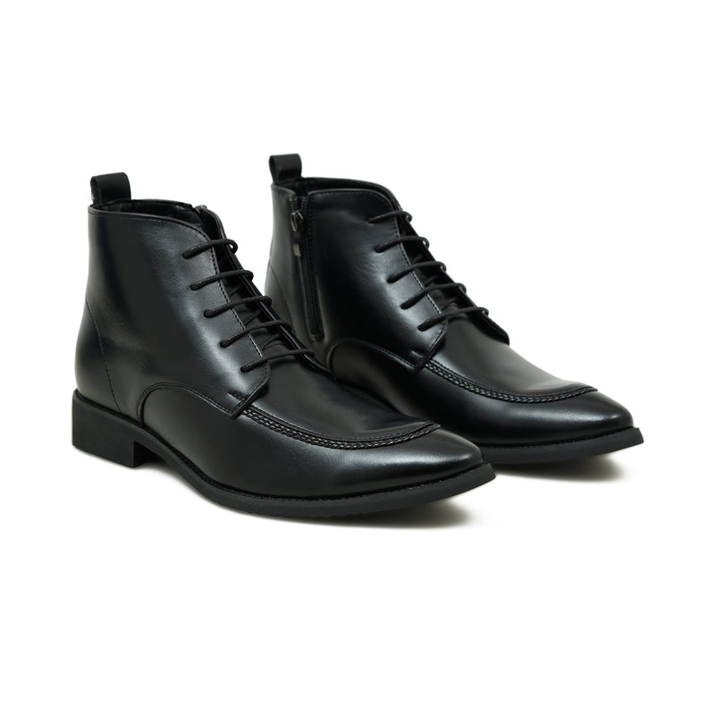 Pelle Luxur Amerigo Black Boots  For Men
