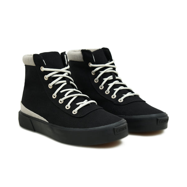Pelle Luxur Matteo Black And Grey Sneaker Shoes For Men