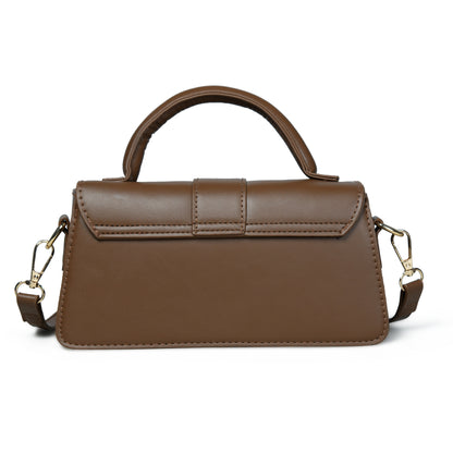 Pelle Luxure Women's PU Small Sling Bag – Available in Olive, Chocolate Brown, and White