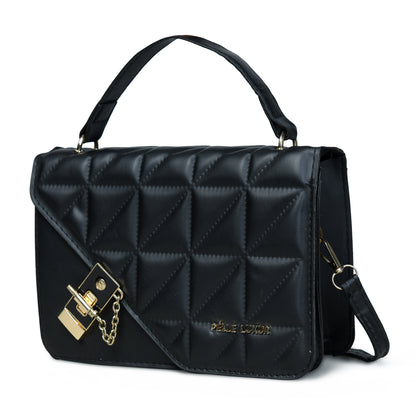 Elegant and Versatile: Pelle Luxure Medium PU Sling Bag for Women