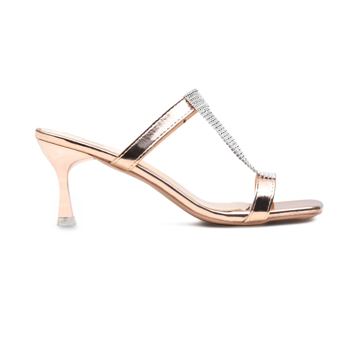 Pelle Luxur Graziana Rose Gold Sandals For Women