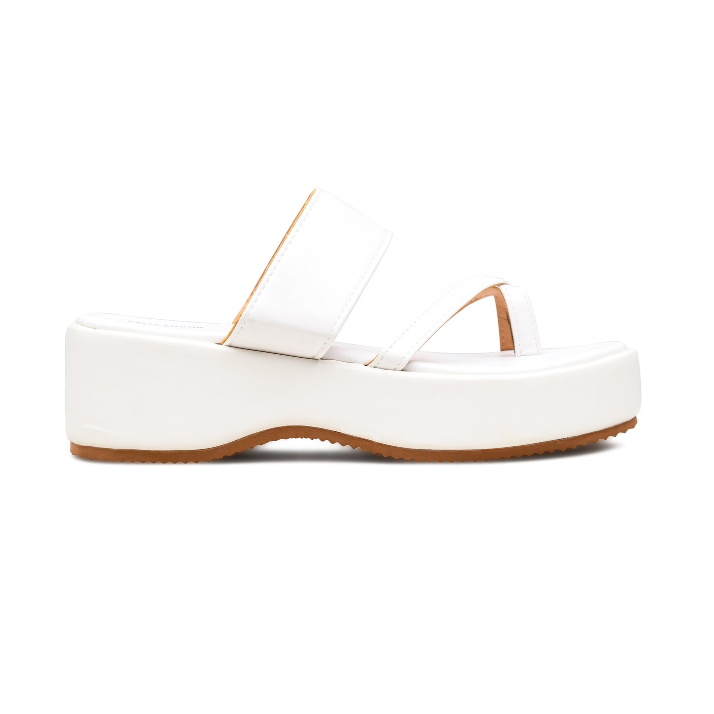 Pelle Luxur Florentina White Flats For Women