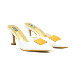 Pelle Luxur Aldina White Sandals For Women