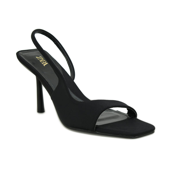 Pelle Luxur Carina Black Sandals For Women