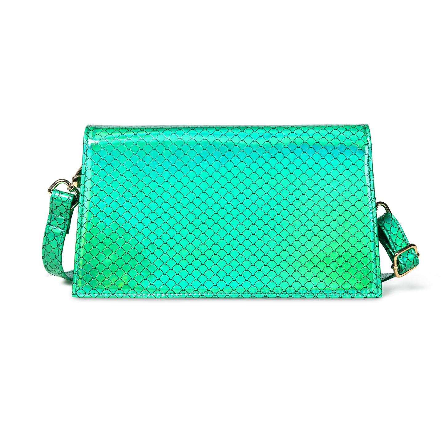 Pelle Luxur Women's Light Green, Premium PU Sling Bag, Small Size with Magnet clasp Closure