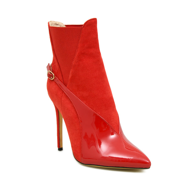 Pelle Luxur Pia Red Boots For Women
