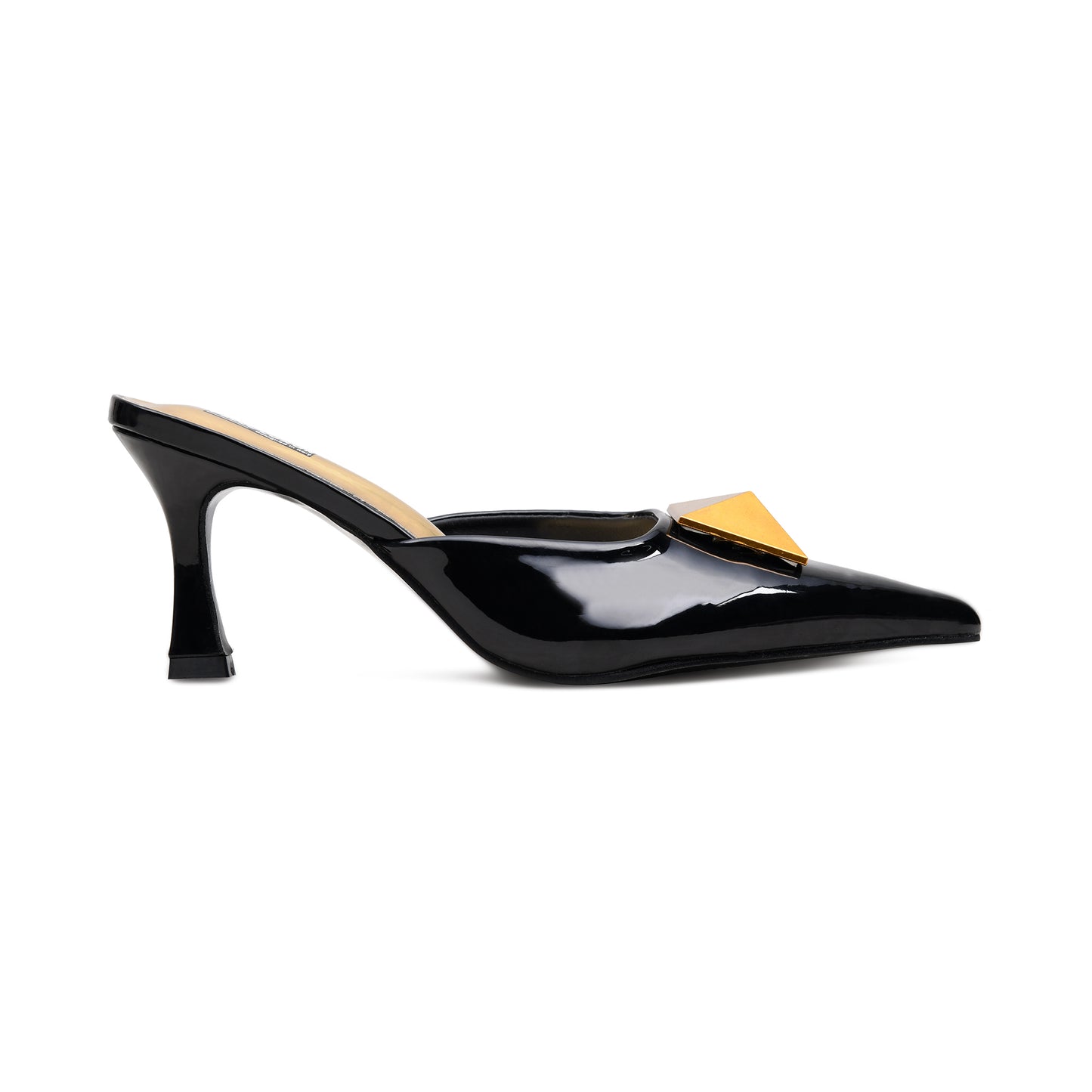 Pelle Luxur Rosana Black Sandals for Women