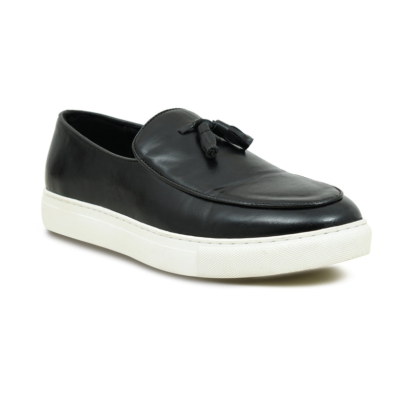 Pelle Luxur Andrea Black Sneaker Shoes For Men