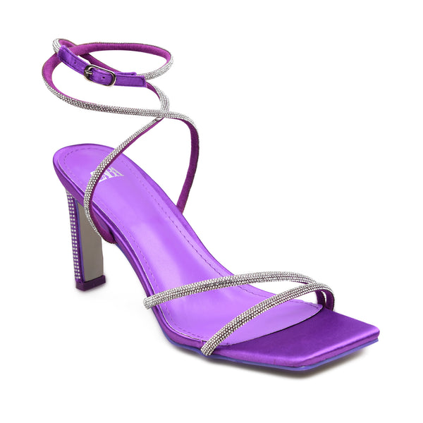 Pelle Luxur Brigida Purple Sandals For Women