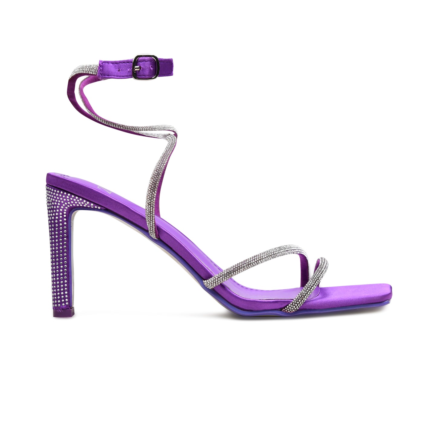 Pelle Luxur Brigida Purple Sandals For Women