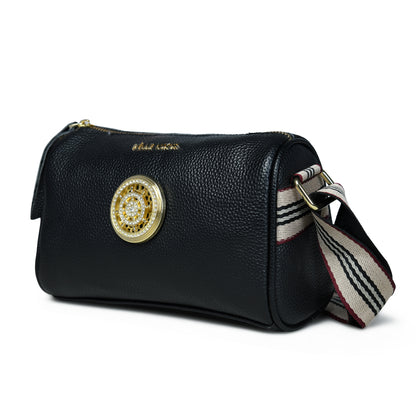 Pelle Luxure Women's PU Medium Sling Bag – Available in White, Black, Off-White, and Dark Green