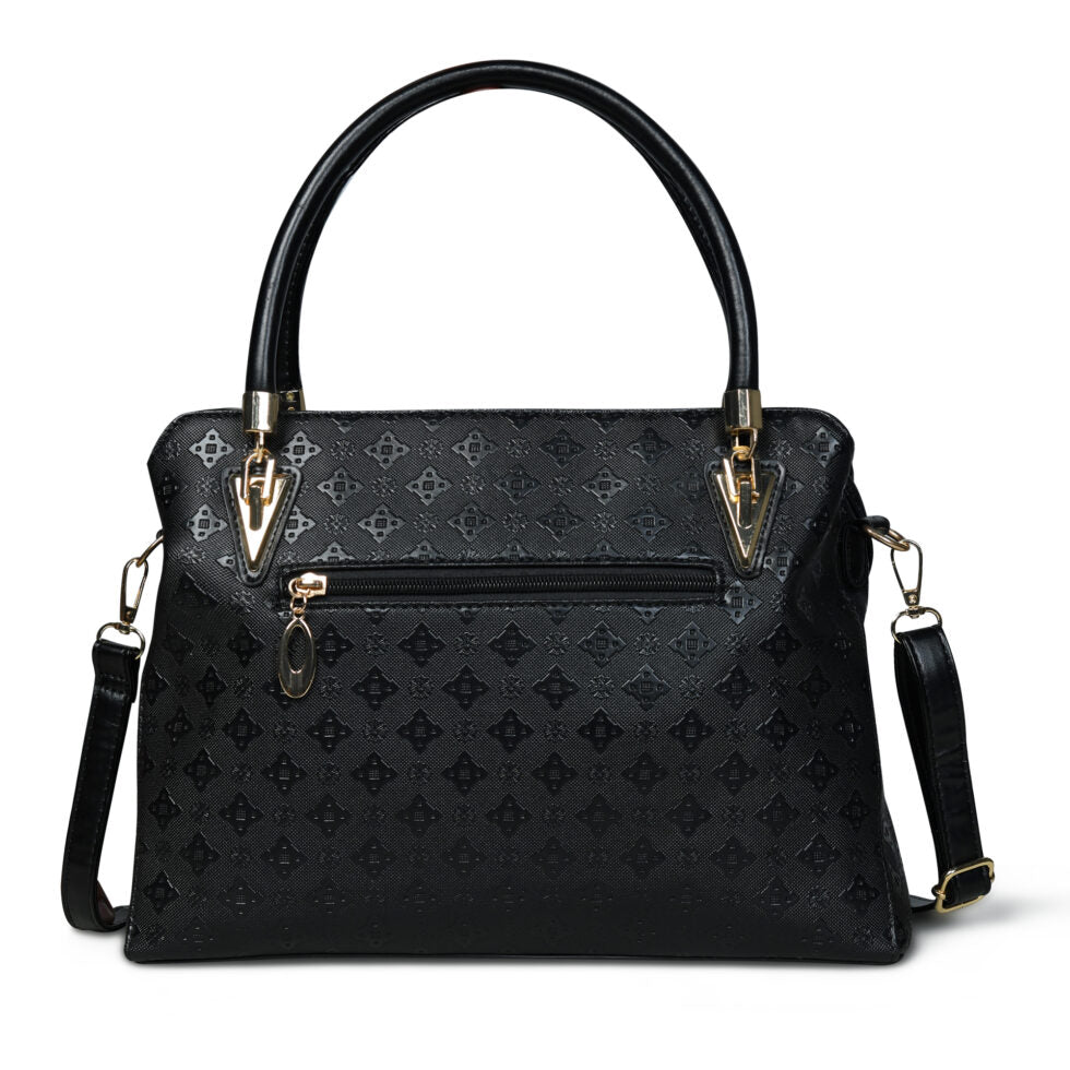 Pelle Luxur Women’s Black Colour Zipper Closure Bag