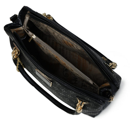 Pelle Luxur Women’s Black Colour Zipper Closure Bag