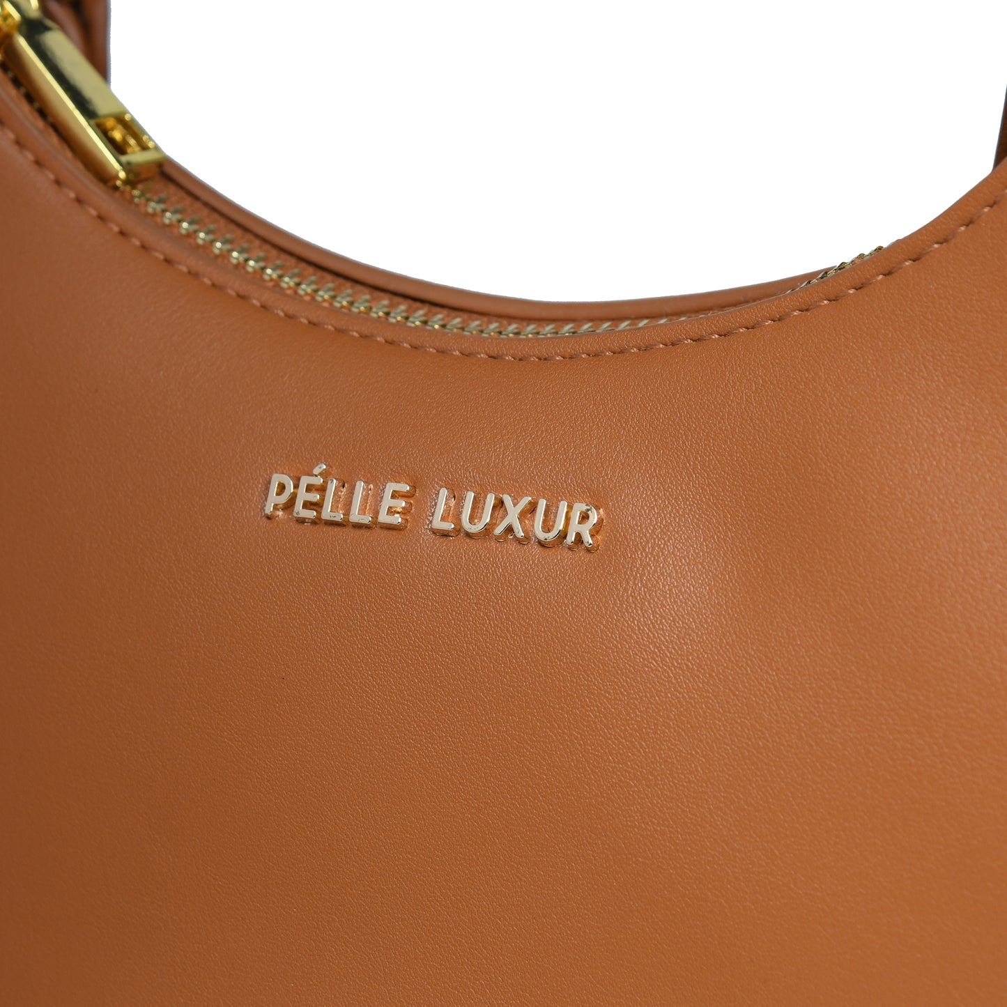 Pelle Luxure Women's PU Medium Half-Moon Sling Bag – Available in Maroon, White, Light Brown, Yellow, Pink, and Black