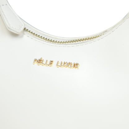 Pelle Luxure Women's PU Medium Half-Moon Sling Bag – Available in Maroon, White, Light Brown, Yellow, Pink, and Black