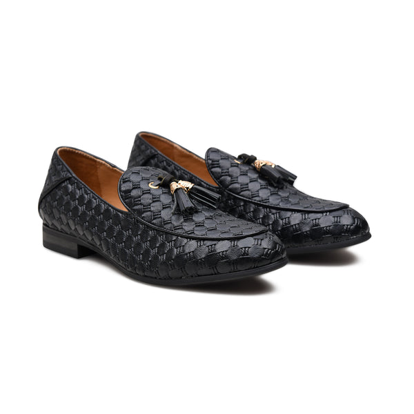 Pelle Luxur Mauro Black Casual Shoes For Men