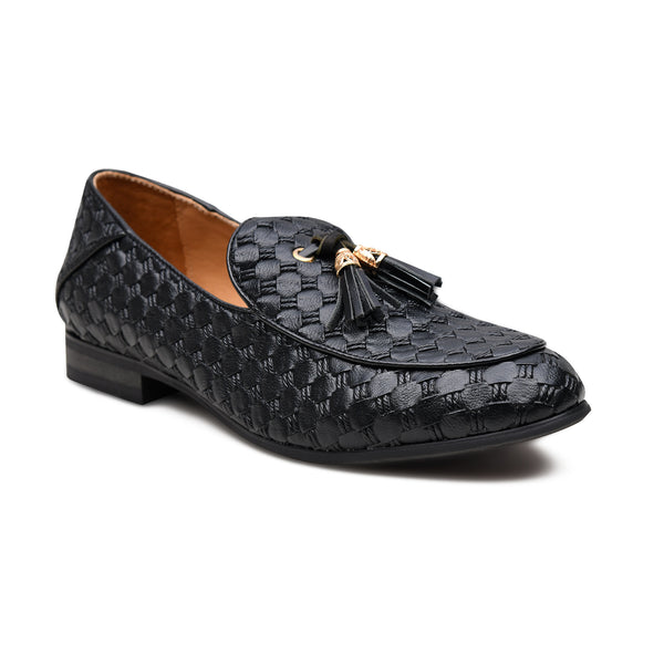 Pelle Luxur Mauro Black Casual Shoes For Men