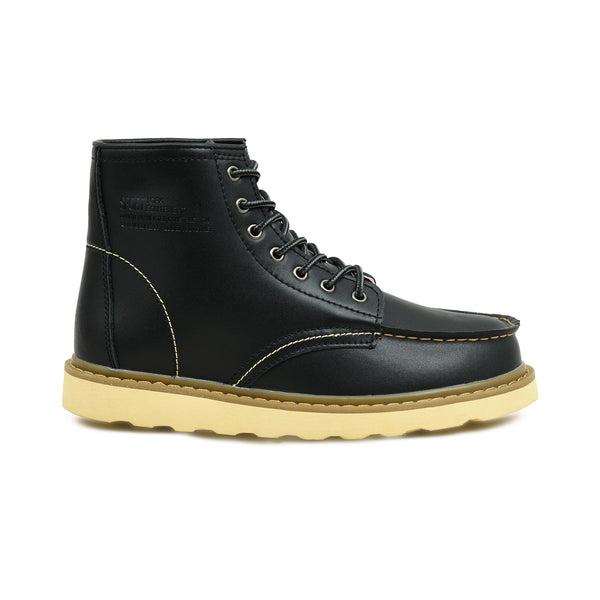 Pelle Luxur Federico Black Boots  For Men