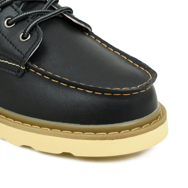 Pelle Luxur Federico Black Boots  For Men