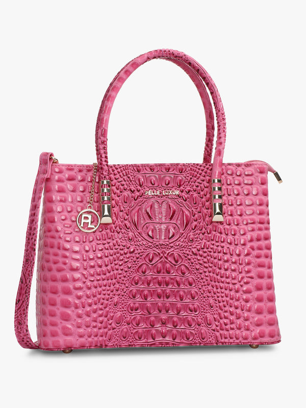 Pelle Luxur Women's Antonella Satchel Bag | Ladies Purse Handbag