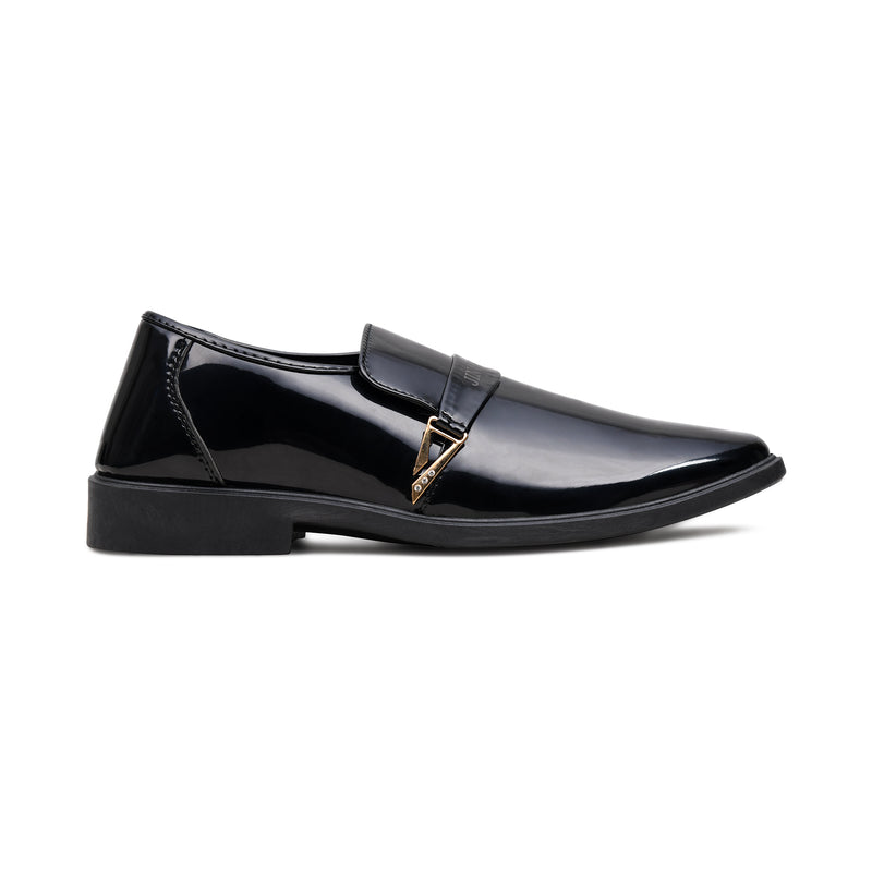 Pelle Luxur Narciso Black Formal Shoes For Men