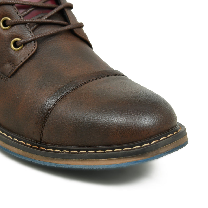 Pelle Luxur Edoardo Brown Boots Shoes For Men