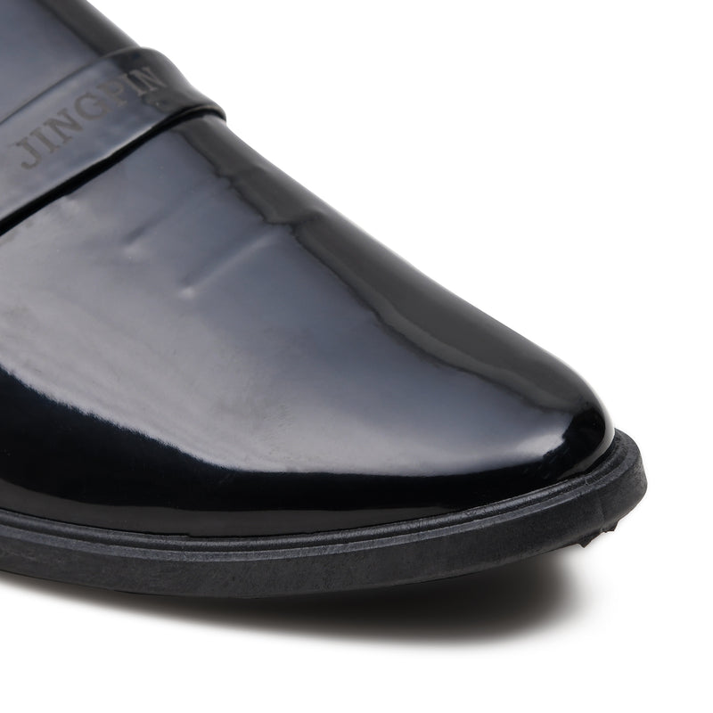 Pelle Luxur Narciso Black Formal Shoes For Men