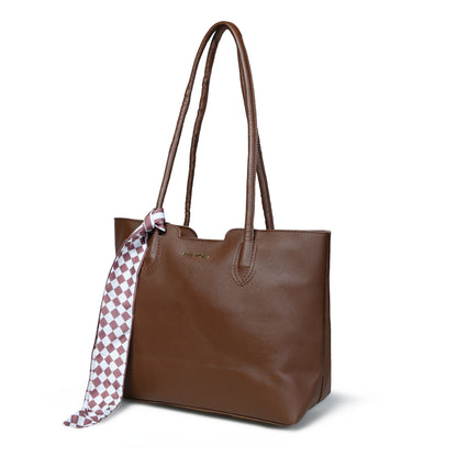 Pelle Luxure Women's PU Tote Bag – Stylish, Functional, and Versatile (Available in 4 Colors)