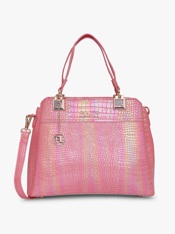 Pelle Luxur Women's Rosa Satchel Bag | Ladies Purse Handbag