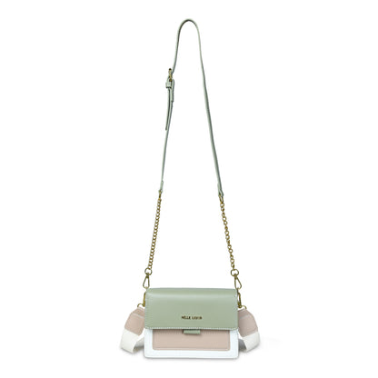 Pelle Luxure Small PU Sling Bag – Perfect for Women, Available in Mustard, White, and Olive