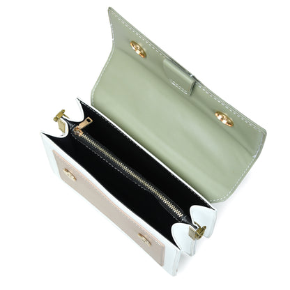 Pelle Luxure Small PU Sling Bag – Perfect for Women, Available in Mustard, White, and Olive