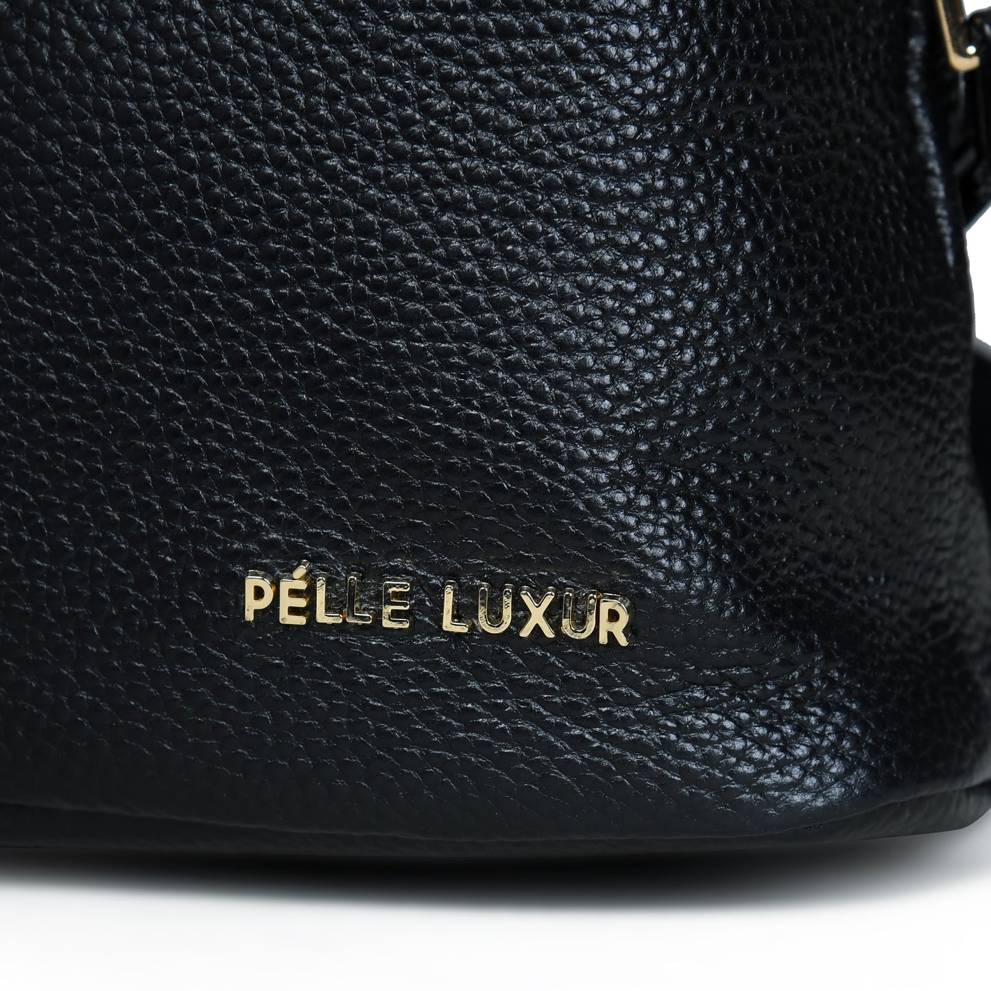 Pelle Luxure Women's PU Small Handbag – Black and Khaki Options