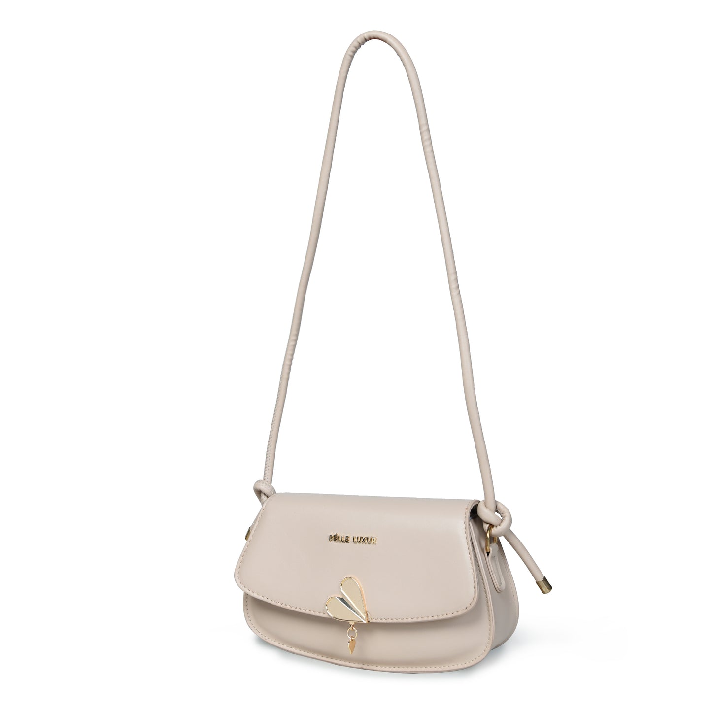 Pelle Luxure Women's PU Small Sling Bag – Stylish Colors: Pink, Khaki, White, Black, and Brown