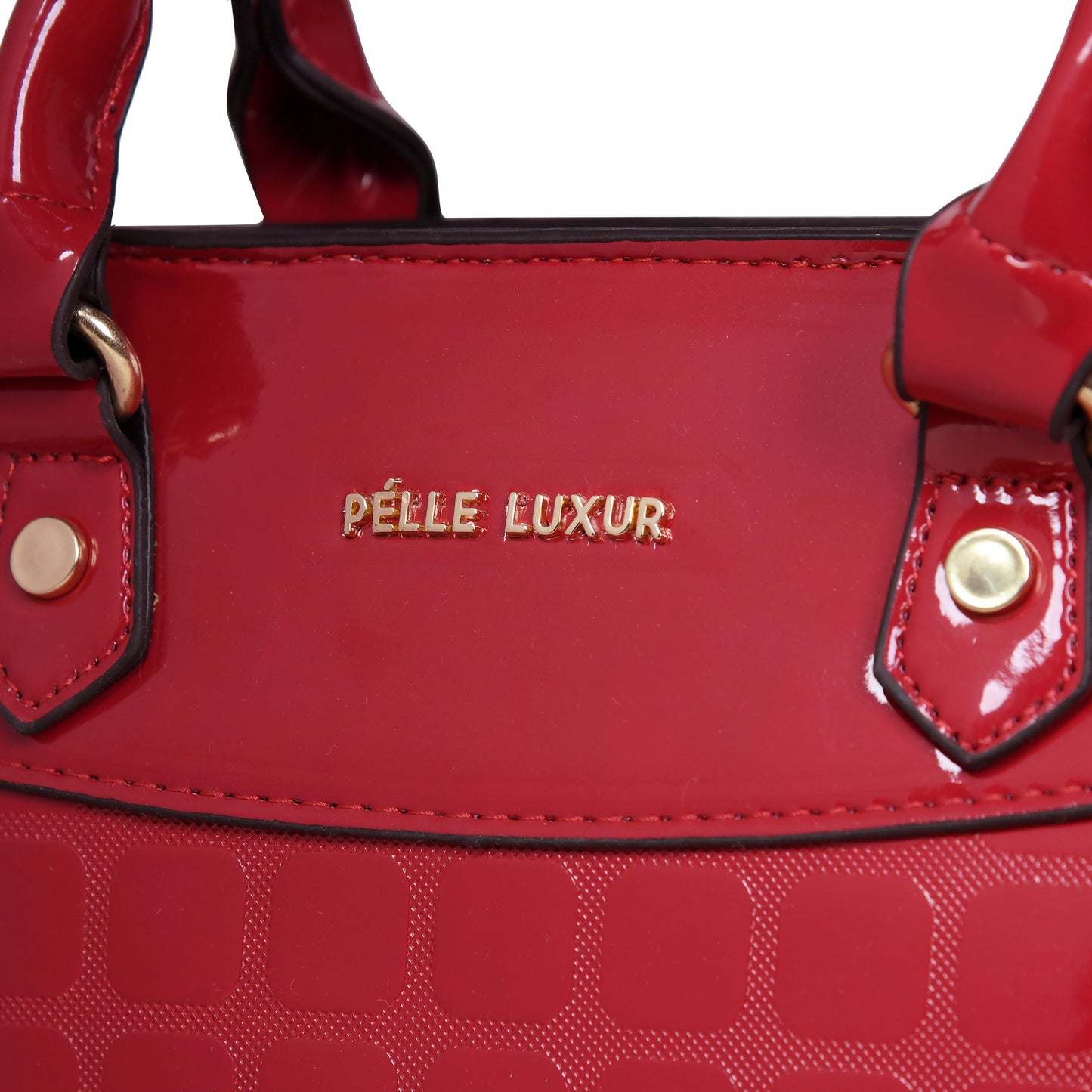 Pelle Luxure Women's PU Medium Satchel Bag – Available in Maroon, Brown, and Black