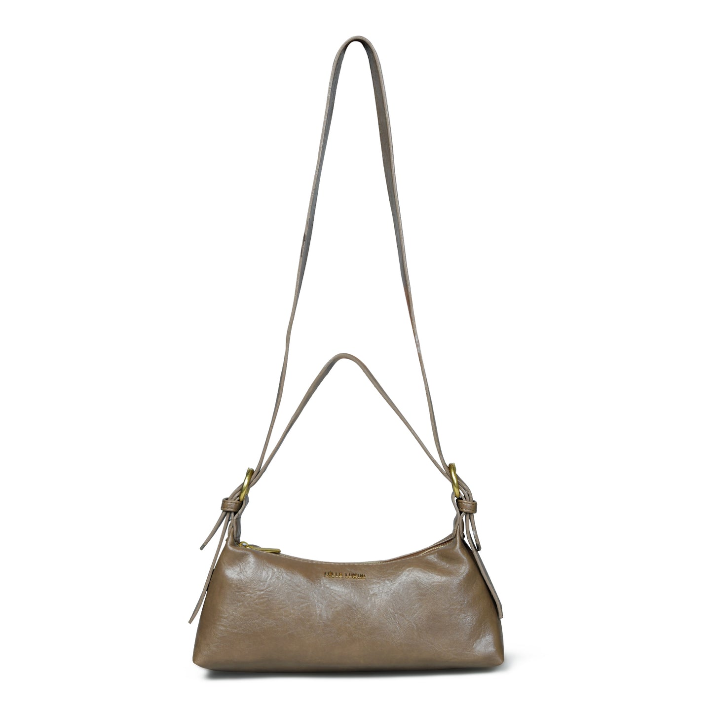 Pelle Luxure PU Small Sling Bag – Perfect for Women in Light Brown, Black, and Brown