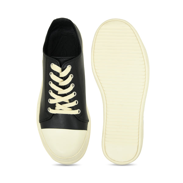 Pelle Luxur Mattia Black Sneaker Shoes For Men