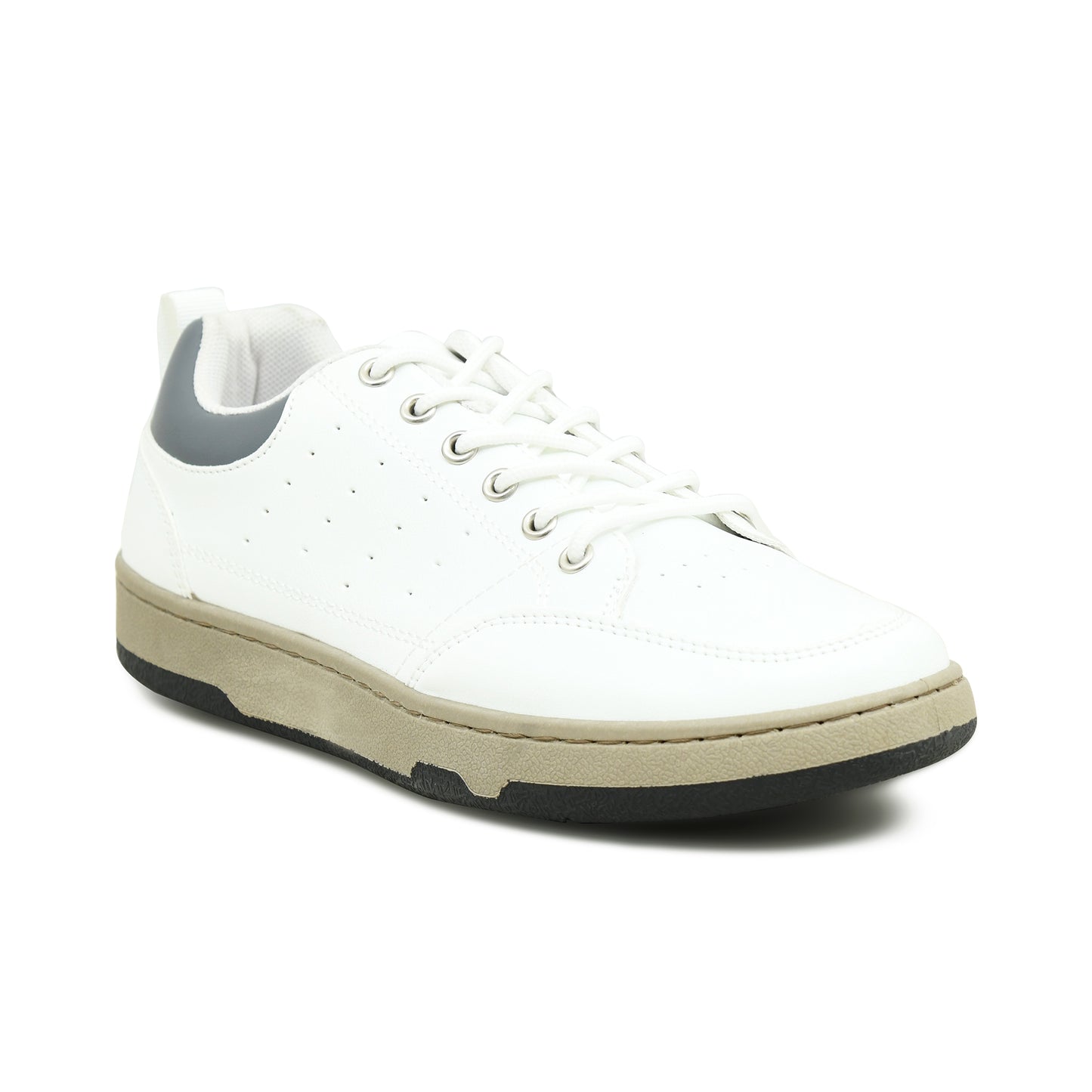 Pelle Luxur Leonardo White Sneaker Shoes For Men