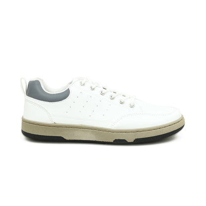 Pelle Luxur Leonardo White Sneaker Shoes For Men