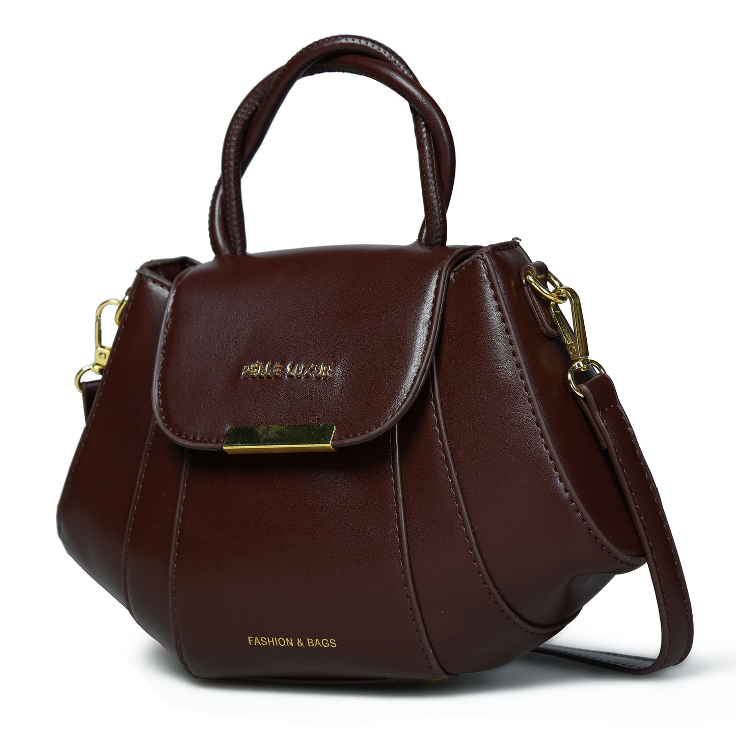 Pelle Luxure Women's PU Medium Sling Bag – Available in Black, Brown, and Chocolate Brown