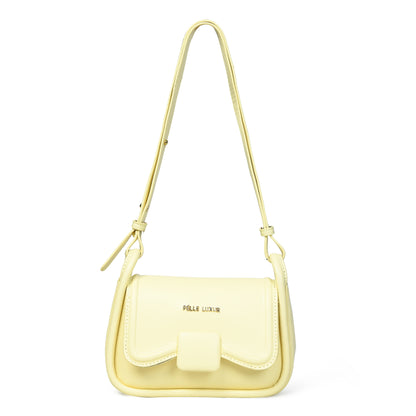 Chic and Functional Sling Bag in Trendy Colors(Baby Pink / Yellow)