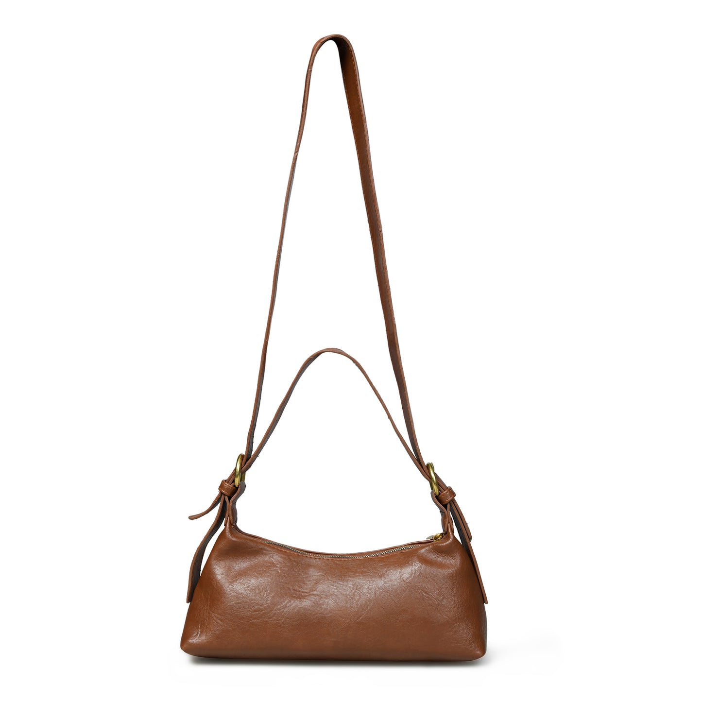 Pelle Luxure PU Small Sling Bag – Perfect for Women in Light Brown, Black, and Brown