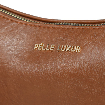 Pelle Luxure PU Small Sling Bag – Perfect for Women in Light Brown, Black, and Brown