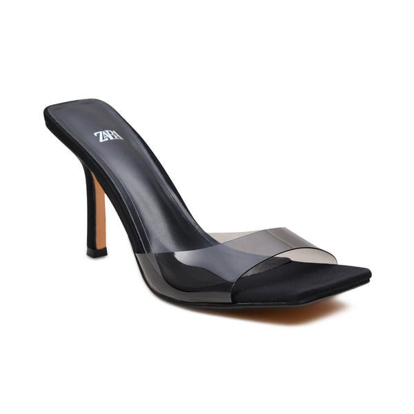 Pelle Luxur Melissa Black Sandals For Women