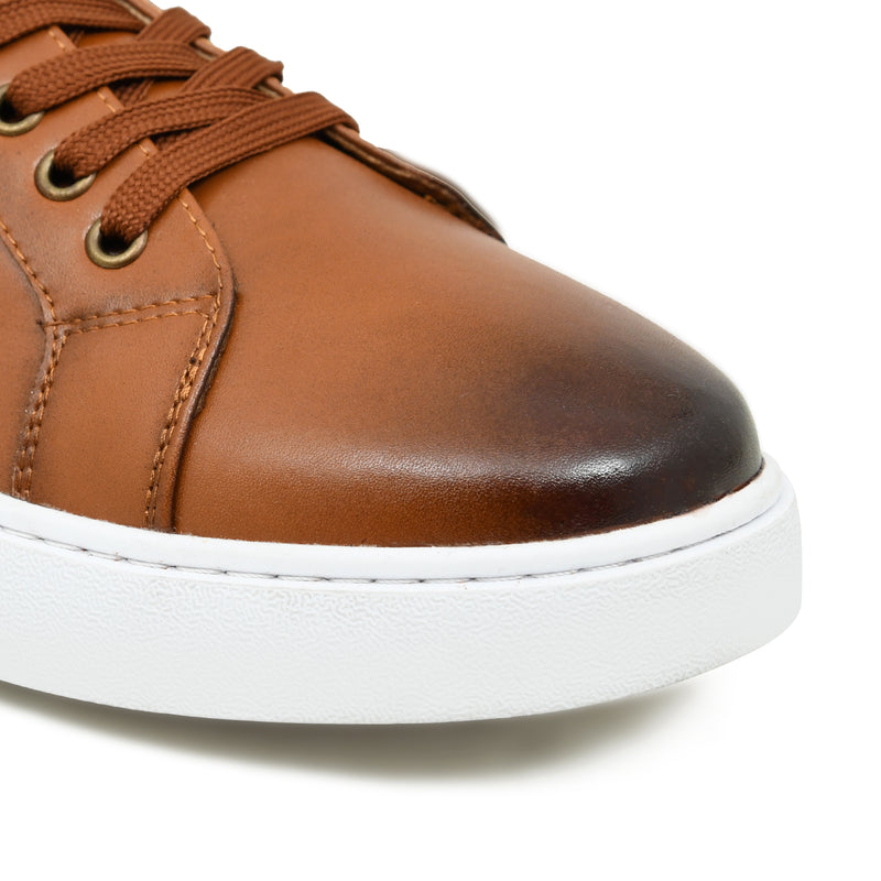 Pelle Luxur Alvize Tan Color Sneaker Shoes For Men