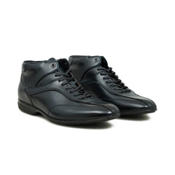 Pelle Luxur Aurelio Black Sneaker Shoes For Men