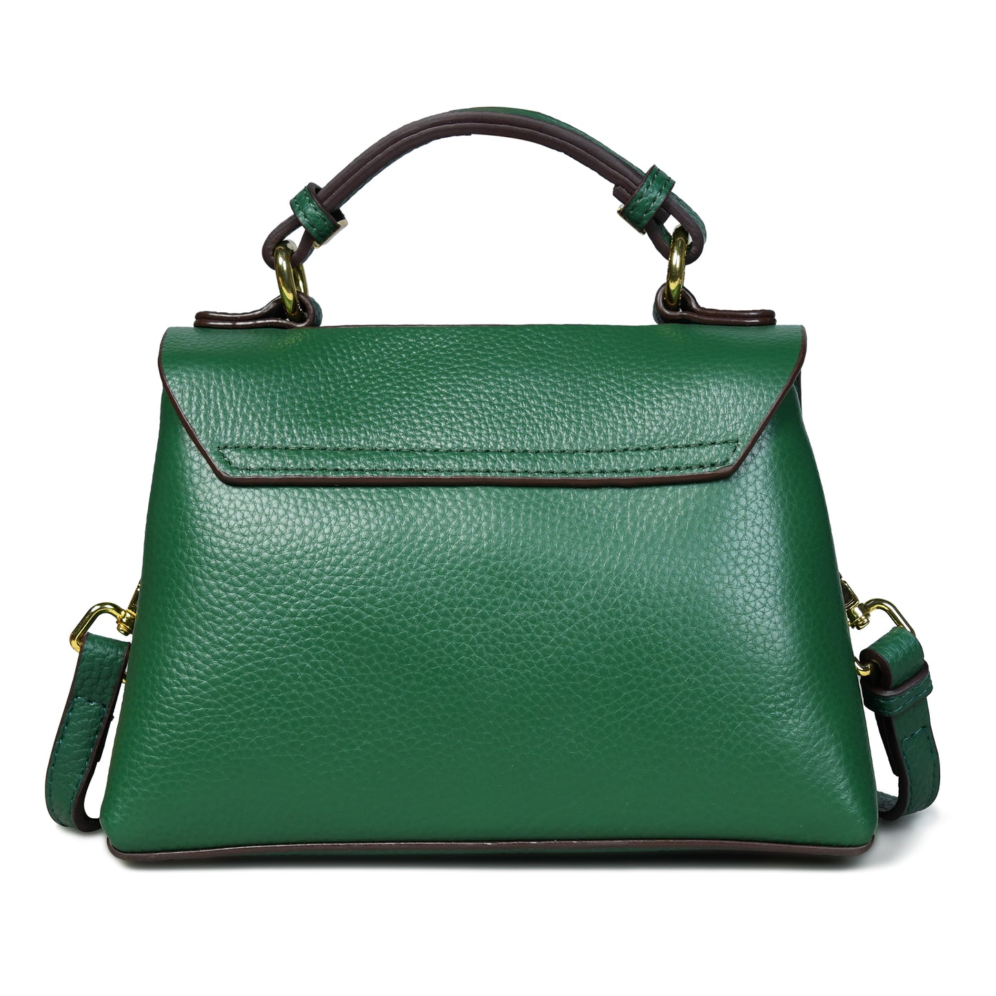 Elevate Your Style: Pelle Luxure Small PU Sling with Elegant Push Lock Closure