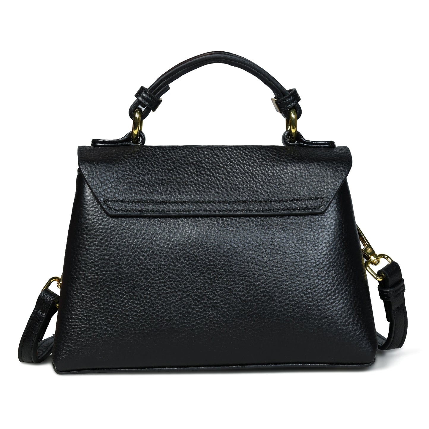 Elevate Your Style: Pelle Luxure Small PU Sling with Elegant Push Lock Closure