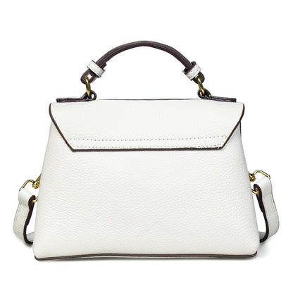 Elevate Your Style: Pelle Luxure Small PU Sling with Elegant Push Lock Closure