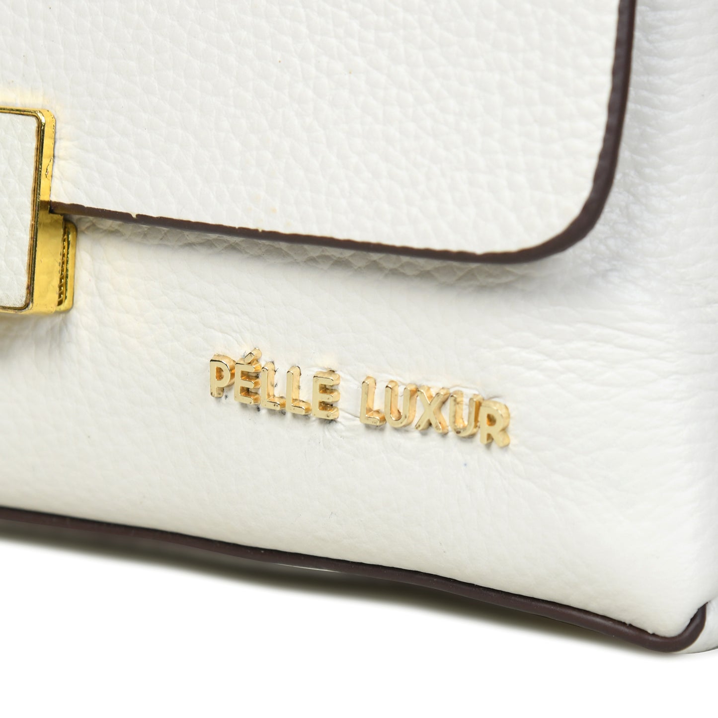 Elevate Your Style: Pelle Luxure Small PU Sling with Elegant Push Lock Closure