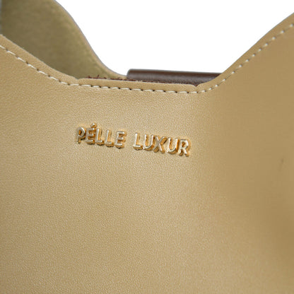 Pelle Luxur Women’s Coffee Brown Colour Magnetic Snap Closure Bag